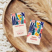 エレガントモダンデザイン付きはっきりした芸術的抽象芸術 名刺