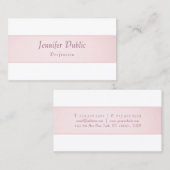 エレガントモダントレンディーシンプルテンプレートバラ金ゴールド 名刺 (正面/裏面)