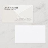 エレガントモダントレンディーシンプルプロフェッショナルテンプレート 名刺 (正面/裏面)