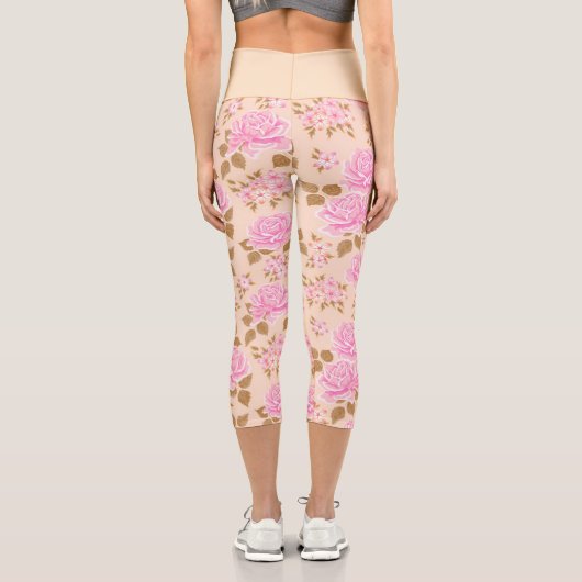 エレガントモダントレンディーフローラ カプリレギンス (裏面)