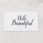 エレガントモダントレンディーメイクアップアーティスト/美容師 名刺 (正面)