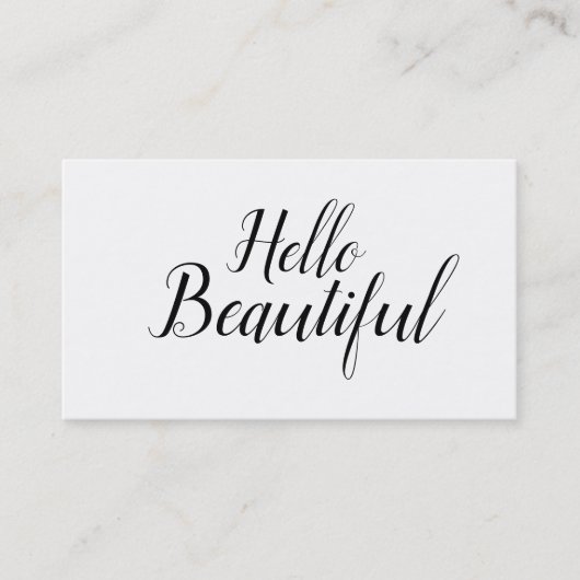 エレガントモダントレンディーメイクアップアーティスト/美容師 名刺 (正面)