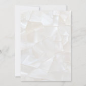 エレガントモダンニュートラル結婚ブラウン 招待状 (裏面)