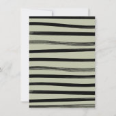 エレガントモダンハロウィ結婚ン 招待状 (裏面)