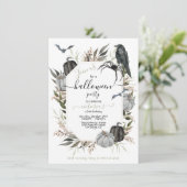 エレガントモダンハローウィンパーティ 招待状 (スタンド正面)