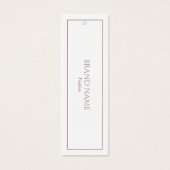 エレガントモダンバラ金ゴールドと白つるラベル (正面)