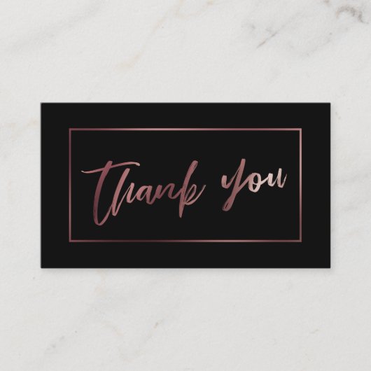 エレガントモダンバラ金ゴールドを黒に挿入 エンクロージャーカード (正面)