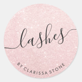 エレガントモダンバラ金ゴールドグリッター ラウンドシール