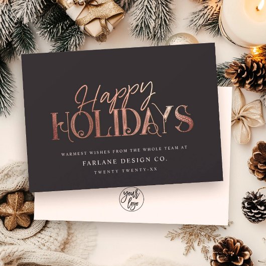 エレガントモダンバラ金ゴールドスクリプトビジネス企業の シーズンカード