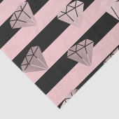 エレガントモダンバラ金ゴールドストライプ模様 薄葉紙 (詳細)