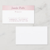 エレガントモダンバラ金ゴールドトレンディーシンプルテンプレート 名刺 (正面/裏面)