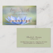 エレガントモダンバラ金ゴールドハート,ロータス ロイヤリティカード (正面/裏面)