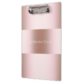 エレガントモダンバラ金ゴールドパターン クリップボード (左)