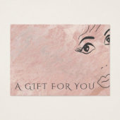 エレガントモダンバラ金ゴールドマーブルガール顔 (正面)