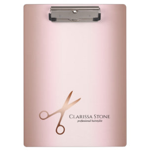 エレガントモダンバラ金ゴールド クリップボード