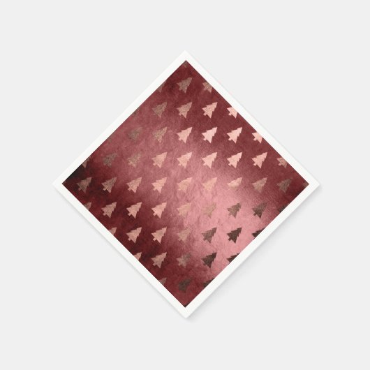 エレガントモダンバラ金ゴールド スタンダードカクテルナプキン (角)