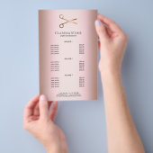 エレガントモダンバラ金ゴールド チラシ (ハンドル)