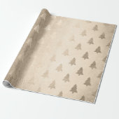 エレガントモダンバラ金ゴールド ラッピングペーパー (アンロールド)