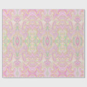 エレガントモダンバラ金ゴールド ラッピングペーパー (フラット)