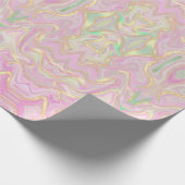 エレガントモダンバラ金ゴールド ラッピングペーパー (角)