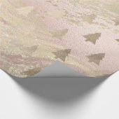 エレガントモダンバラ金ゴールド ラッピングペーパー (角)