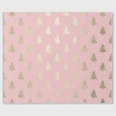 エレガントモダンバラ金ゴールド ラッピングペーパー (フラット)