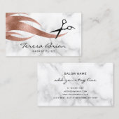 エレガントモダンバラ金ゴールド 名刺 (正面/裏面)