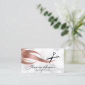 エレガントモダンバラ金ゴールド 名刺 (スタンド正面)