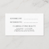 エレガントモダンバラ金ゴールド 紹介カード (裏面)