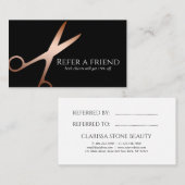 エレガントモダンバラ金ゴールド 紹介カード (正面/裏面)