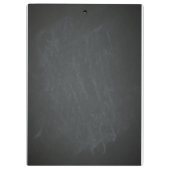 エレガントモダンフェイク金ゴールド箔会社ロゴクリボア クリップボード (裏面)