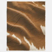 エレガントモダンフェイク革コレクション フリースブランケット (正面)