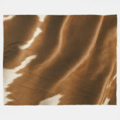 エレガントモダンフェイク革コレクション フリースブランケット (正面(横))