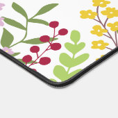 エレガントモダンフローラのヘブライ名パーソナライズされた デスクマット (コーナー)