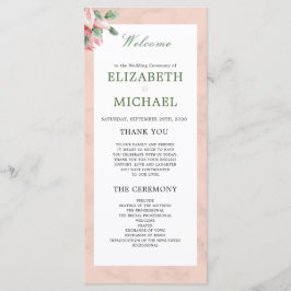 エレガントモダンフローラシッ結婚ク歓迎 プログラム