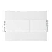 エレガントモダンフローラ結婚の 招待状ベリーバンド (裏面例)