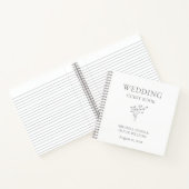 エレガントモダンフローラ結婚ブーケ ノートブック (内部)