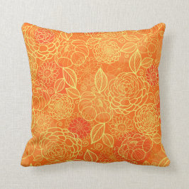 エレガントモダンフローラ クッション