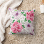 エレガントモダンフローラ クッション (ブランケット)