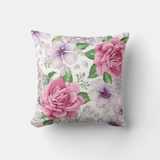 エレガントモダンフローラ クッション (正面)