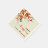 エレガントモダンフローラ スタンダードカクテルナプキン (角)