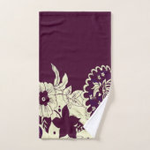 エレガントモダンフローラ バスタオルセット (ハンドタオル)