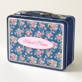 エレガントモダンフローラ メタルランチボックス (裏面)