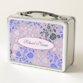 エレガントモダンフローラ メタルランチボックス (裏面)