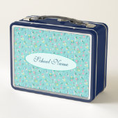 エレガントモダンフローラ メタルランチボックス (裏面)