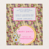 エレガントモダンフローラ 名刺 (外部フラット)