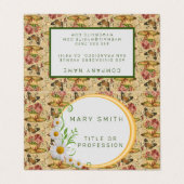 エレガントモダンフローラ 名刺 (外部フラット)