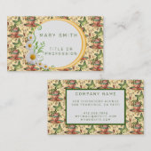 エレガントモダンフローラ 名刺 (正面/裏面)