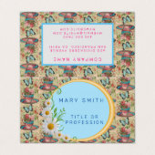 エレガントモダンフローラ 名刺 (外部フラット)