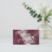 エレガントモダンフローラ 名刺 (スタンド正面)